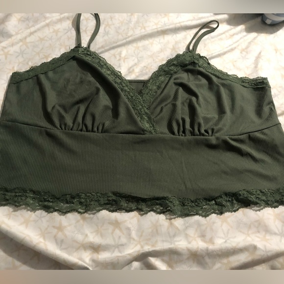 Plus size lace trim cami top never worn - Picture 5 of 10